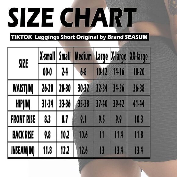 NWT High Waisted TikTok Leggings - Black - Picture 3 of 3